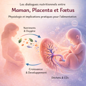 Les dialogues nutritionnels entre maman, placenta et fœtus : physiologie et implications pratiques pour l’alimentation