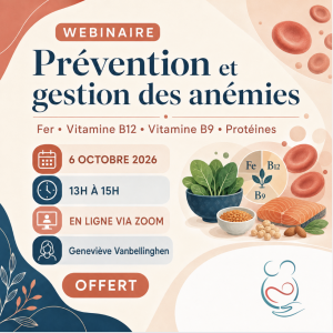 Prévention et gestion des anémies
